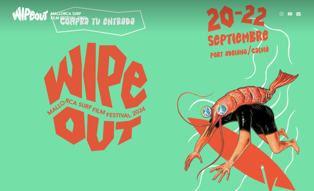 Wipe Out. Mallorca surf film festival 2024