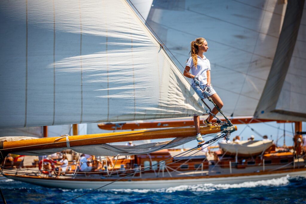 Klassische Yacht Segeln Regatta